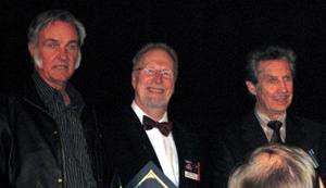 Derek Webber receiving Space Tourism Recognition Award